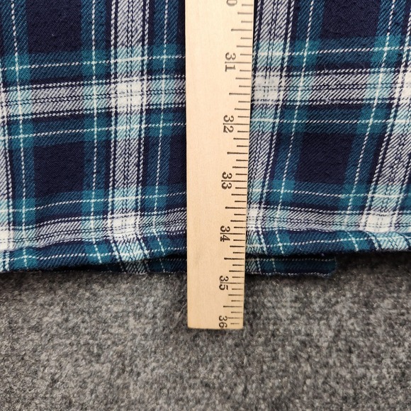 Wrangler Shirt‎ Jacket Mens 2XLT Blue Plaid Quilted Flannel Western Pearl Snap - Picture 6 of 6